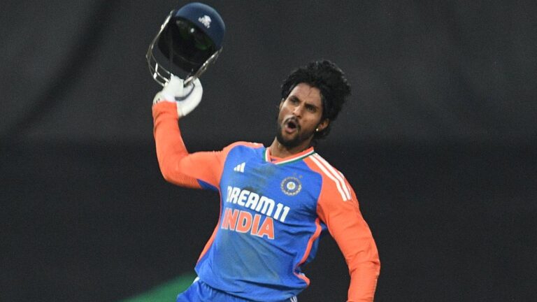Tilak — taking to the slam-bang format like a duck to water