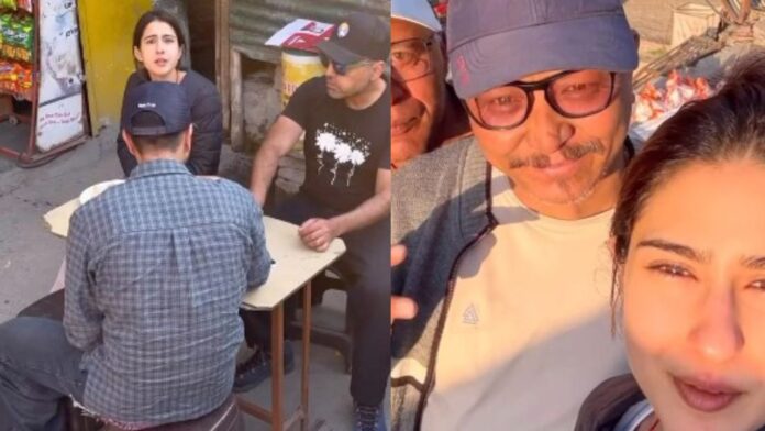 छोटे से ढाबे में Sara Ali Khan और Arjun Bajwa की मुलाकात! सारा और अर्जुन की चाय संग वीडियो वायरल