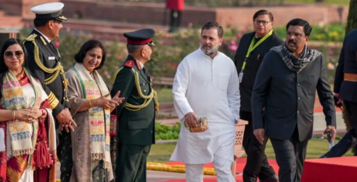 राष्ट्रपति भवन में पटका विवाद: राहुल गांधी पर BJP का भड़का तगड़ा हमला