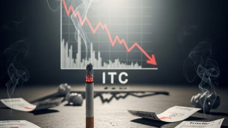 IT Share Falls: सिगरेट टैक्स बढ़ते ही ITC शेयर धड़ाम, वैल्यूएशन 15% गिरा, ब्रोकरेज ने घटाया टारगेट