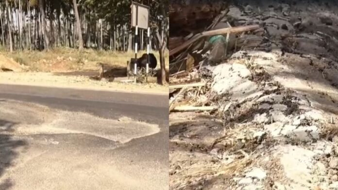 ₹3 करोड़ की सड़क मरम्मत की जाँच, ठेकेदार और अधिकारियों पर स्थानीय गुस्सा