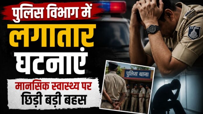 पुलिस विभाग में लगातार घटनाएं, मानसिक स्वास्थ्य पर छिड़ी बड़ी बहस
