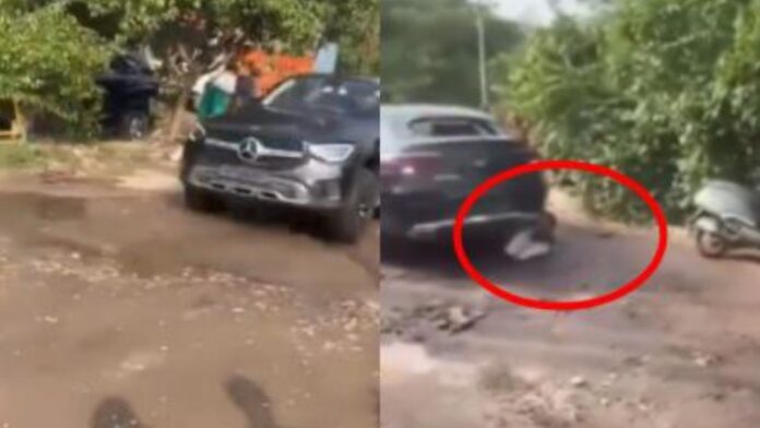 डिस्को क्लब से बाहर निकले ही थे दो दोस्त, तेज रफ्तार मर्सिडीज ने मारी टक्कर, चालक फरार