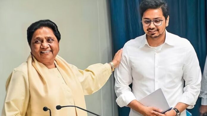 मायावती का आकाश आनंद पर बड़ा बयान, अशोक सिद्धार्थ के लिए रखी शर्त