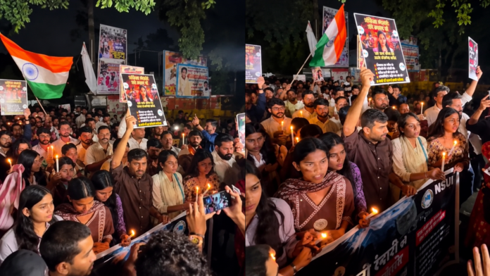 अंकिता भंडारी को न्याय दिलाने के लिए NSUI का दिल्ली में कैंडल मार्च, BJP पर विनोद जाखड़ ने साधा निशाना