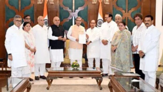 OBC जातीय जनगणना पर हरियाणा कांग्रेस की आपत्ति, राज्यपाल को सौंपा ज्ञापन